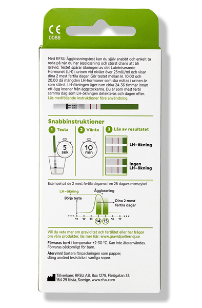 RFSU Ägglossningstest 14st - Eisprung-Test 2