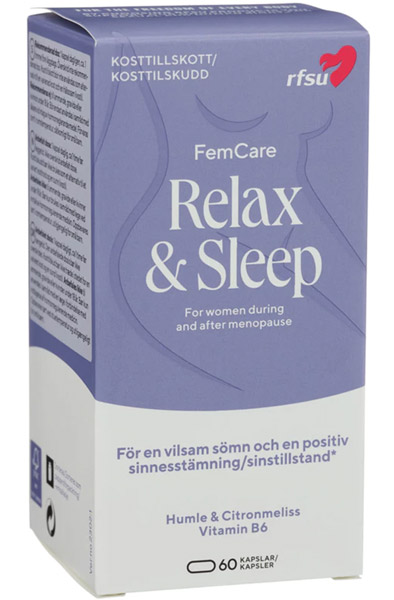 RFSU FemCare Relax & Sleep 60 kapslar - Kosttillskott 2