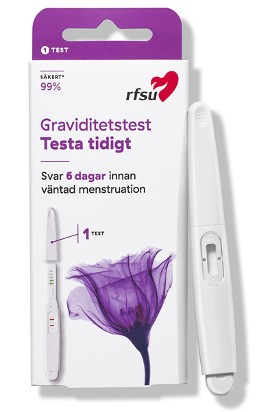 RFSU Graviditetstest Testa Tidigt 1st - Schwangerschaftstest 1er-Pack 1