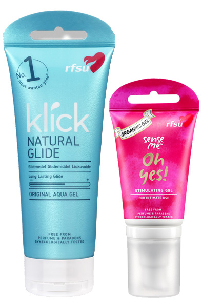 RFSU Oh Yes Orgasm Gel + RFSU Klick Glidmedel - Angebote 1