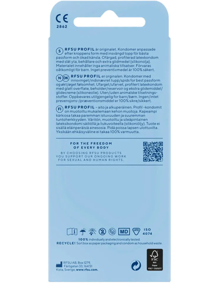 RFSU Profil Kondomer 30-pack - Condoms 2