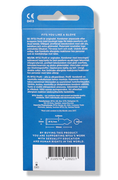 RFSU Profil Kondomer 60-pack - Condoms big pack 2