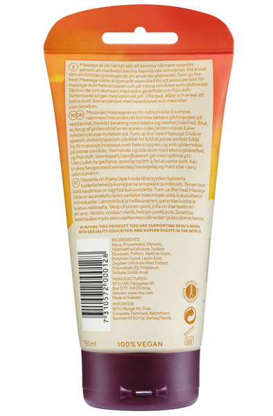 RFSU Sense Me 3in1 Turn Up The Heat 150ml - Gleitmittel & Massagelotion 2