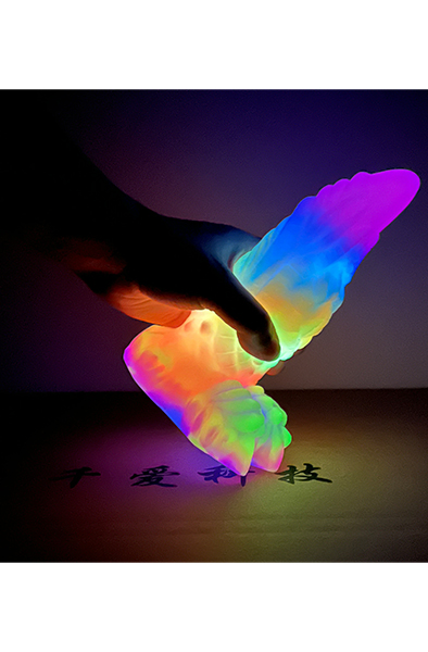 Rhegax Glow-in-The-Dark Dildo 21,5 cm - Drachen-Dildo 2