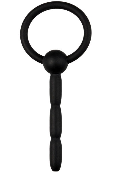 Ribbed Hohler Silikon Penis Plug - Dilator 1
