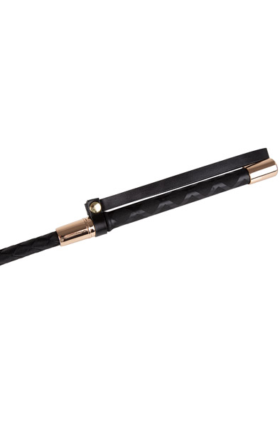 Riding Crop Black & Gold 60 cm - Reitgerte 2