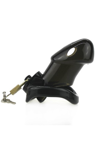 Rikers Locking Chastity Device Black - Keuschheitskäfig 2