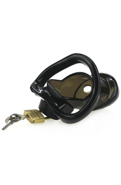 Rikers Locking Chastity Device Black - Keuschheitskäfig 5