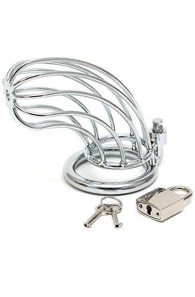 Rimba Male Chastity Device With Padlock - Keuschheitskäfig 2