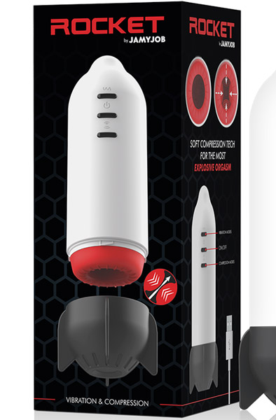 Rocket Masturbator Soft Compression & Vibration - Masturbator 4