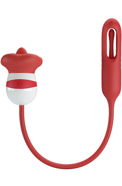 Romance Alyss Red Mouth Vibrator - Vibrator 1
