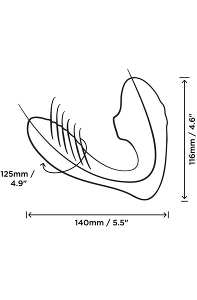 Romp Reverb Double Pleasure 2 in 1 - Luftdruck-Vibrator 6
