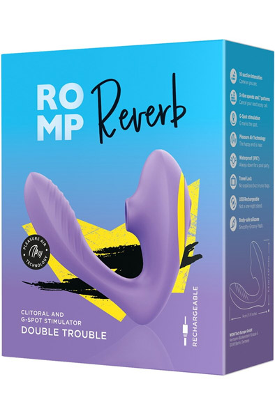 Romp Reverb Double Pleasure 2 in 1 - Luftdruck-Vibrator 7