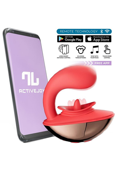 Rondy Vibrating & Licking Tongue With App - Vibrator 2