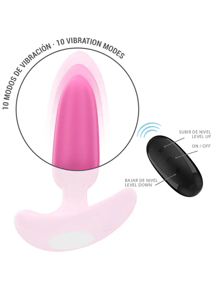 Ross Anal Plug 10 Vibrations Remote Control - Vibrating anal plug 4