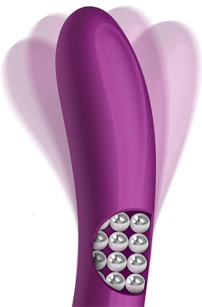 Rotating Shaft, Balls & Stimulating Wheel - Rabbit-Vibrator 2
