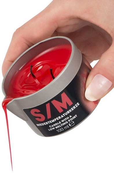 S/M Candle With Low Melting Point - Kerzen mit heißem Wachs 1