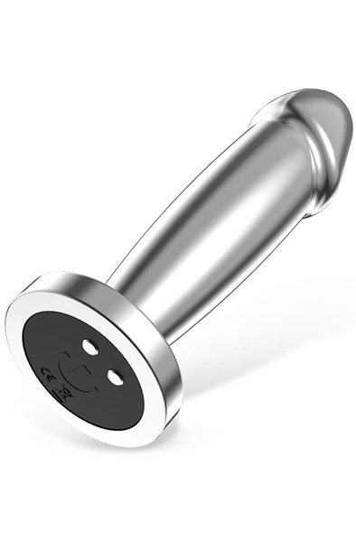 Sarmy Vibrating Chrome Anal Plug Medium - Vibrierender Analplug 3