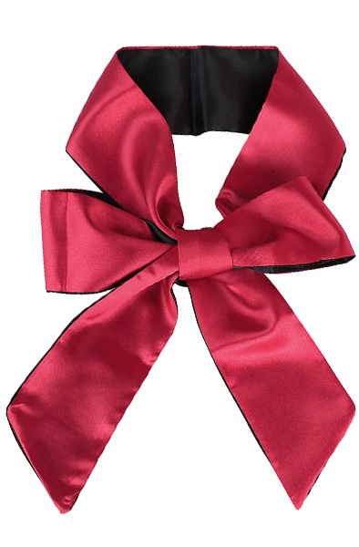 Satin Long Blindfold Red - Augenbinde 1