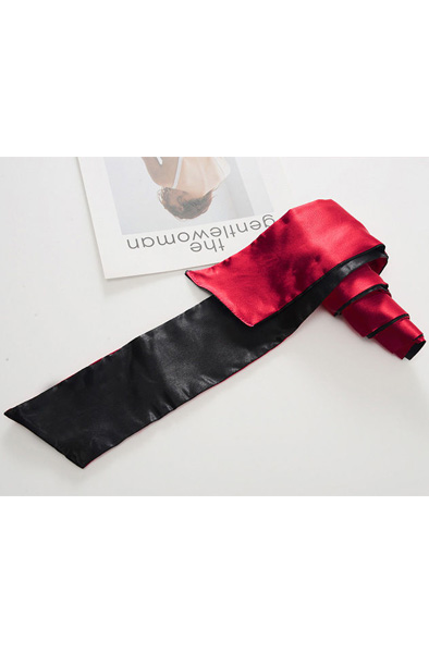 Satin Long Blindfold Red - Augenbinde 4
