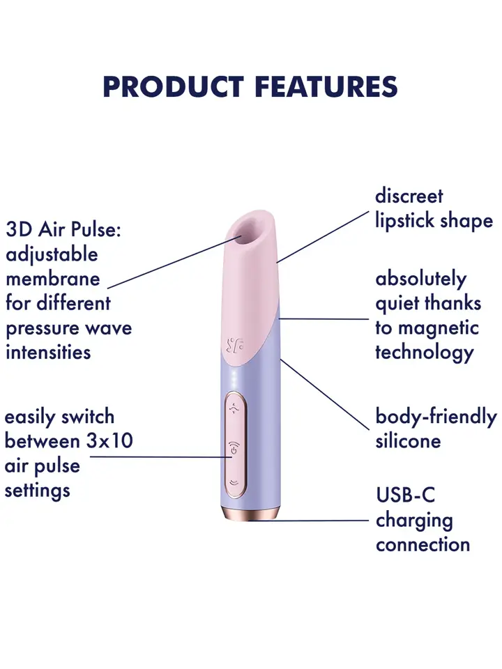 Satisfyer Bold Kiss Air Pulse Vibrator - Air pressure vibrator 2