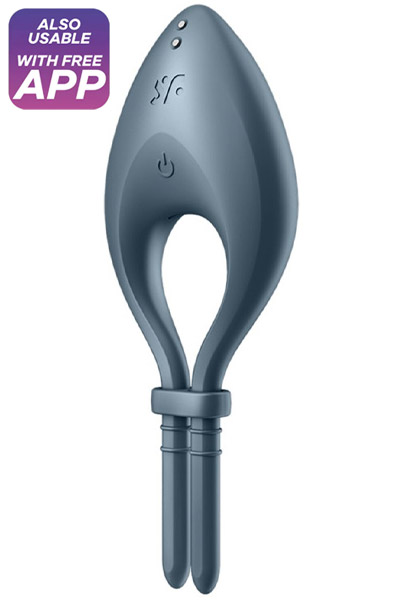 Satisfyer Bullseye Ring Vibrator Dark Blue - Vibrierender Penisring 1