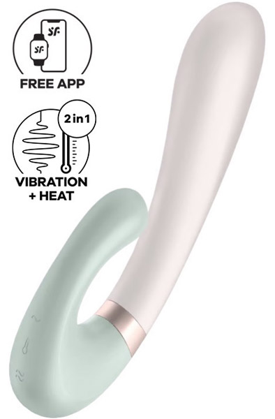 Satisfyer Heat Wave Connect App Mint - Rabbit-Vibratoren 1