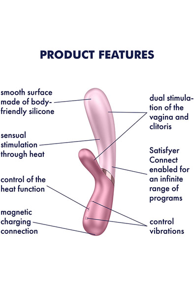 Satisfyer Hot Lover Vibrator - App-gesteuerter Kaninchen-Vibrator 2