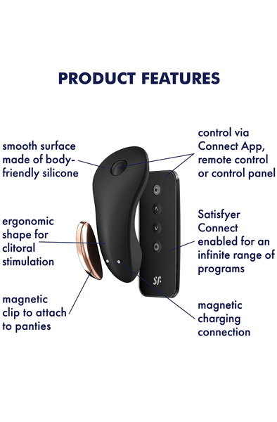 Satisfyer Little Secret Black - Vibrating panties 2