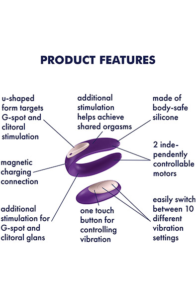 Satisfyer Partner Plus Remote - Remote-controlled couples vibrator 2