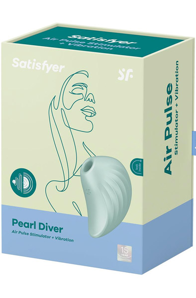 Satisfyer Pearl Diver Mint - Luftdruck-Vibrator 6