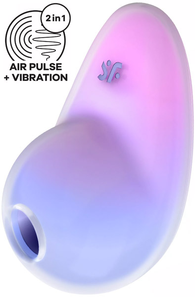 Satisfyer Pixie Dust Clitoral Stimulator Violet Pink - Luftdruck-Vibrator 1