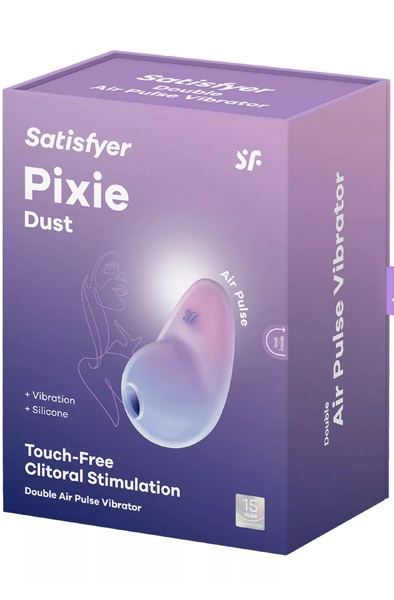 Satisfyer Pixie Dust Clitoral Stimulator Violet Pink - Luftdruck-Vibrator 6