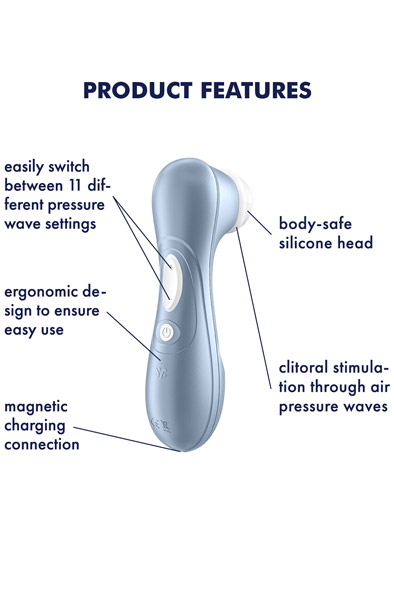 Satisfyer Pro 2 Blue - Luftdruck-Vibrator 2