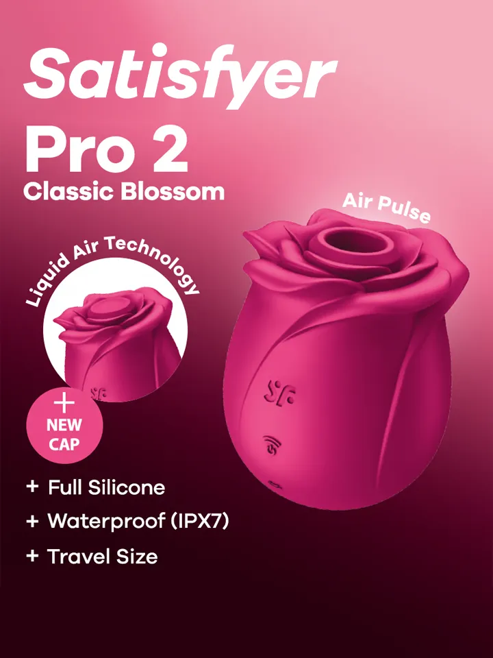 Satisfyer Pro 2 Classic Blossom - Air pressure vibrator 1 [full]