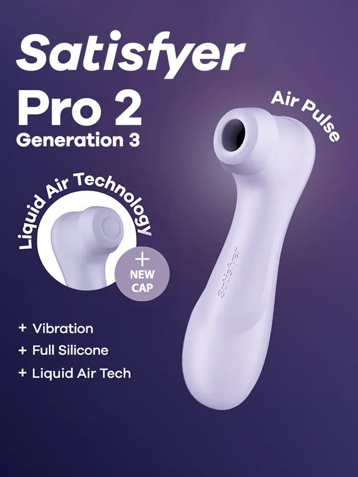Satisfyer Pro 2 Generation 3 With Liquid Air Purple - Air pressure vibrator 1 [full]