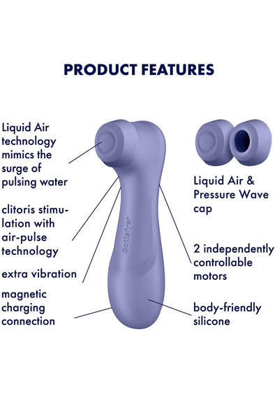 Satisfyer Pro 2 Generation 3 With Liquid Air Purple - Air pressure vibrator 2