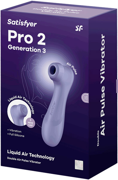 Satisfyer Pro 2 Generation 3 With Liquid Air Purple - Air pressure vibrator 7