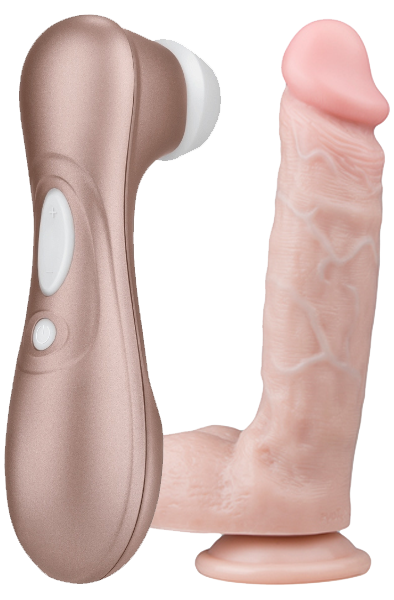 Satisfyer Pro 2 NG + Realistisk Dildo - Angebote 1