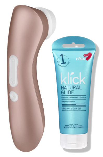 Satisfyer Pro 2 Vibration + RFSU Glidmedel - Angebote 1