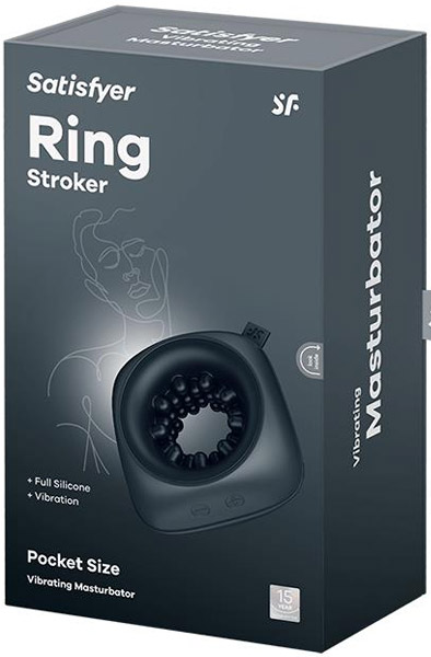 Satisfyer Ring Stroker Vibrating Masturbator - Stroker 5