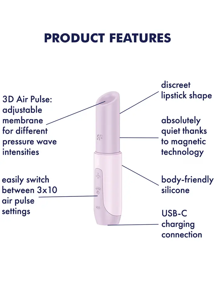 Satisfyer Secret Kiss Air Pulse Vibrator - Air pressure vibrator 2