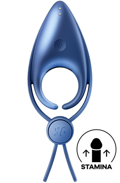Satisfyer Sniper Vibrating Cock Ring Blue - Vibrierender Penisring 1