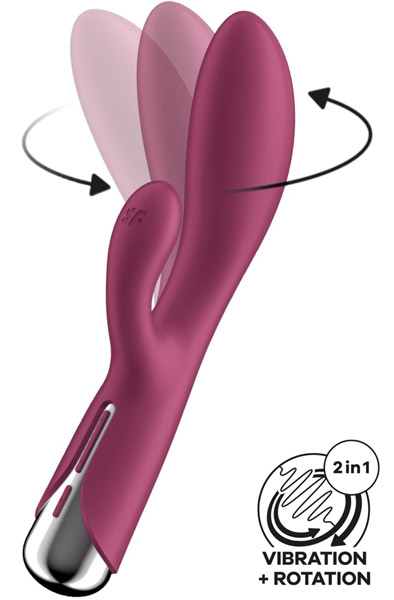 Satisfyer Spinning Rabbit 1 Red - 1