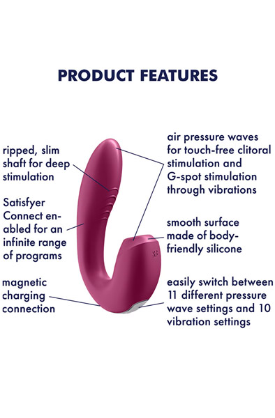 Satisfyer Sunray Berry - Luftdruck-Vibrator 2