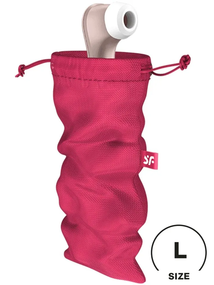 Satisfyer Treasure Toy Bag Large Pink - Storage bag 1