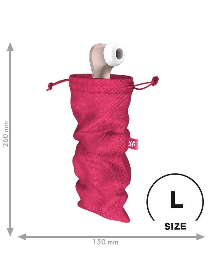 Satisfyer Treasure Toy Bag Large Pink - Storage bag 2