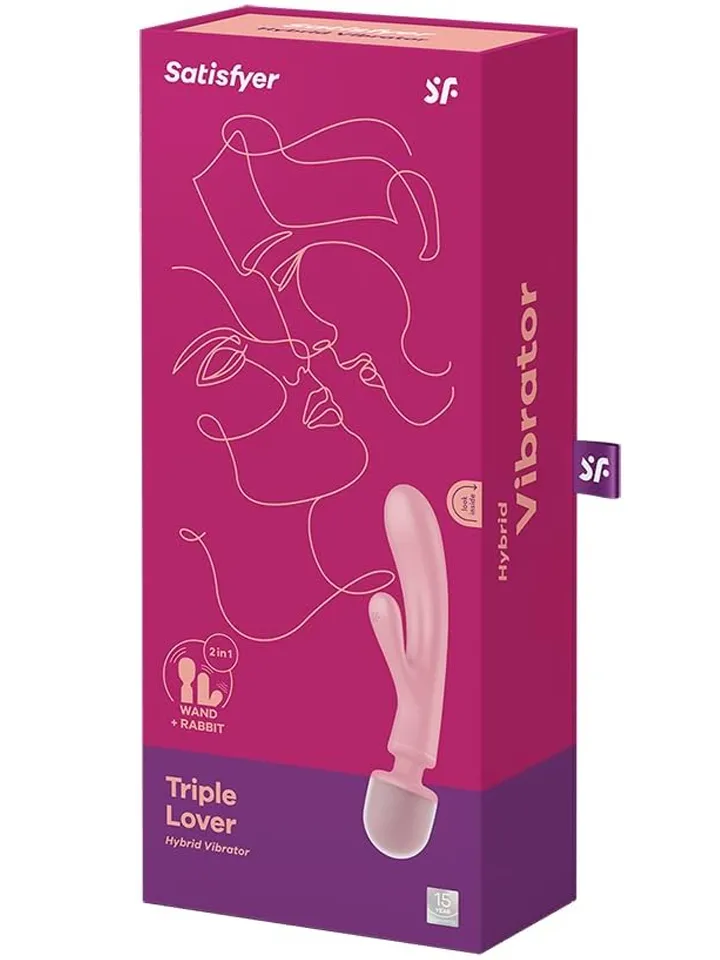 Satisfyer Triple Lover Pink - Magic wand / Massage wand 5