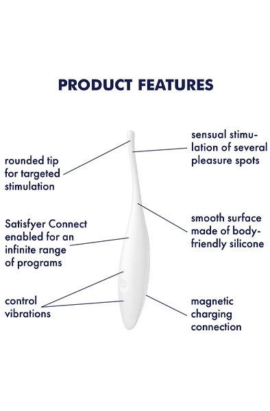 Satisfyer Twirling Joy Pinpoint Vibrations App Control - Vibrators 2