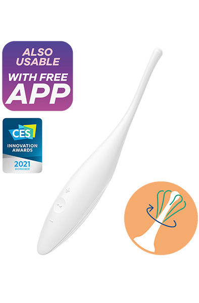 Satisfyer Twirling Joy Pinpoint Vibrations App Control - Vibrators 4
